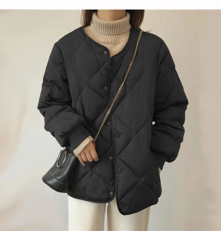 Giacca imbottita chic con bottoni | Perfetta per l'inverno per donna
