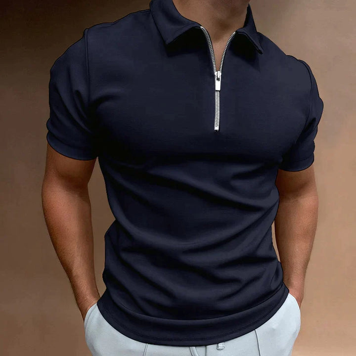 JAXON polo pour femmes avec fermeture éclair