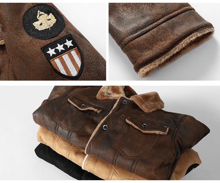 Kirby - Herren Winter Hero Lederjacke
