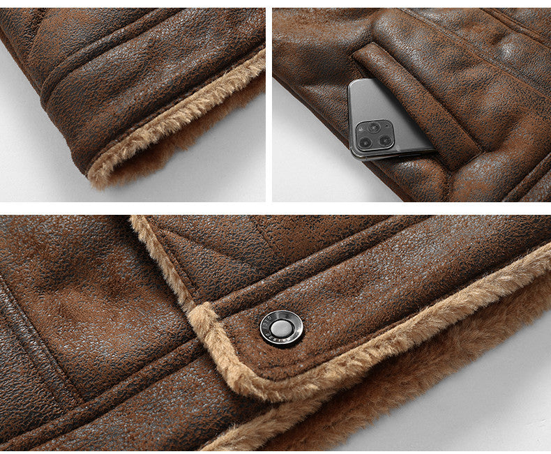 Kirby - Herren Winter Hero Lederjacke