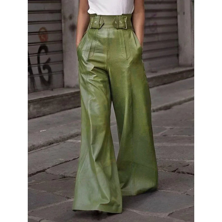 Riya - Pantalon évasé taille haute pour streetwear
