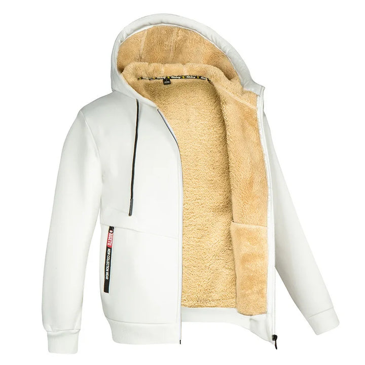 Damien | Cozy men's winter outdoor jacket with hood