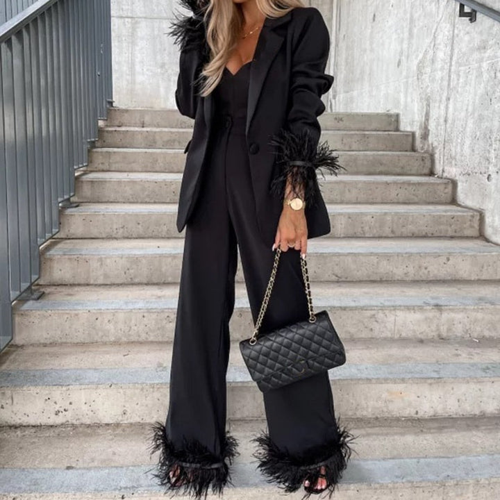 Costume avec plumes