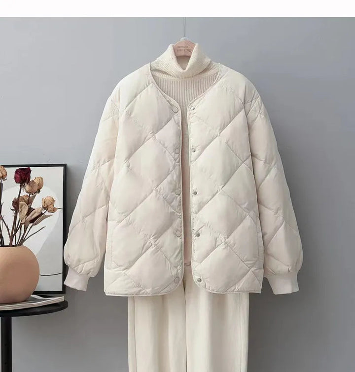 Giacca imbottita chic con bottoni | Perfetta per l'inverno per donna