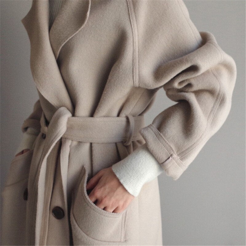 Manteau long élégant