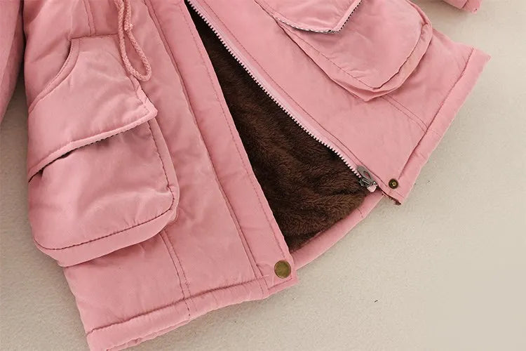 Theodora – winter jacket with fur hood