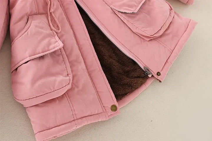 Theodora – winter jacket with fur hood