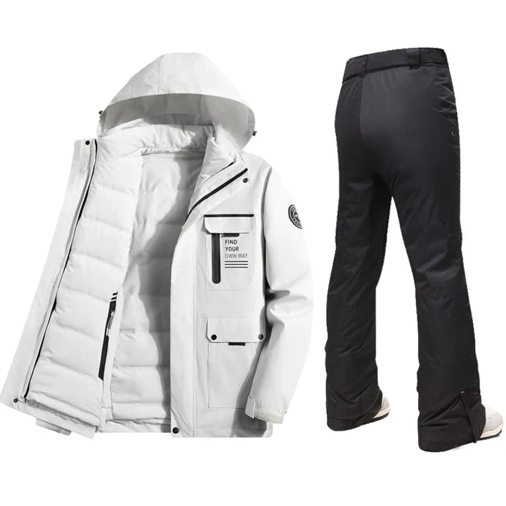 Lea - Set stile paesaggio innevato [giacca + pantaloni]