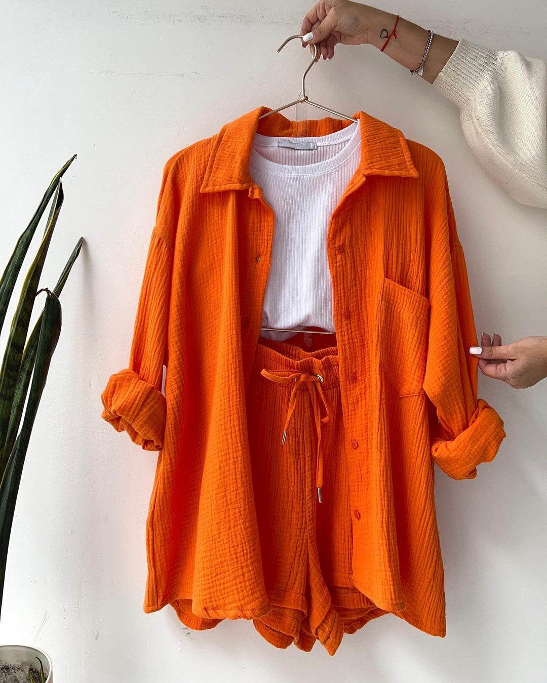 Ensemble deux pièces blouse