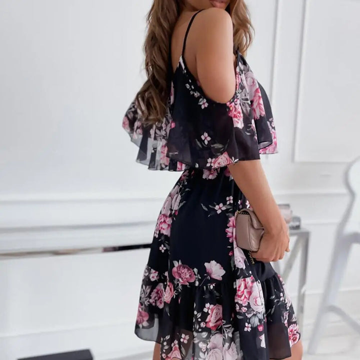 Faye - Abito con spalline sottili e volant