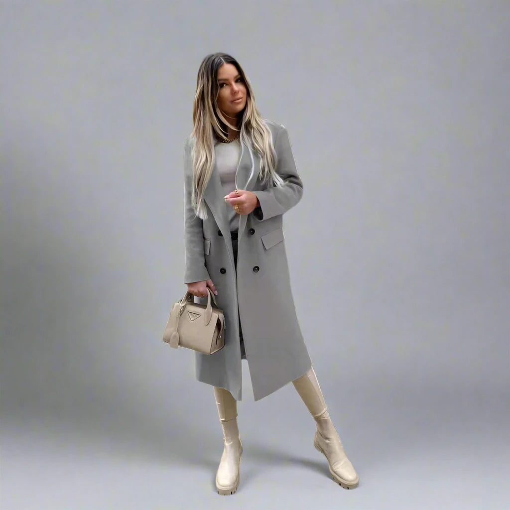 Eliana - Cappotto invernale retrò alla moda per donne