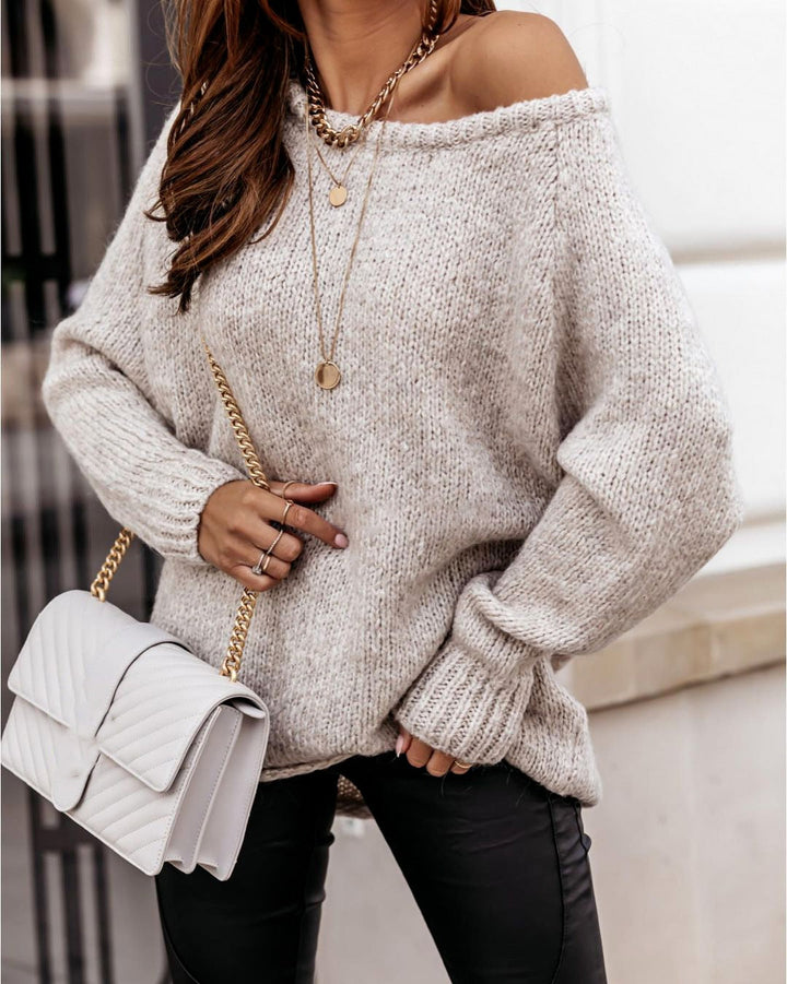 Tomasa - Knitted Oversized Sweater Winter/Fall
