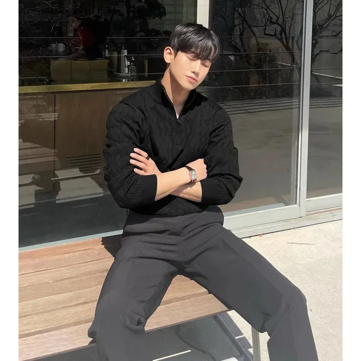Miguel - pull demi-zip tendance pour hommes