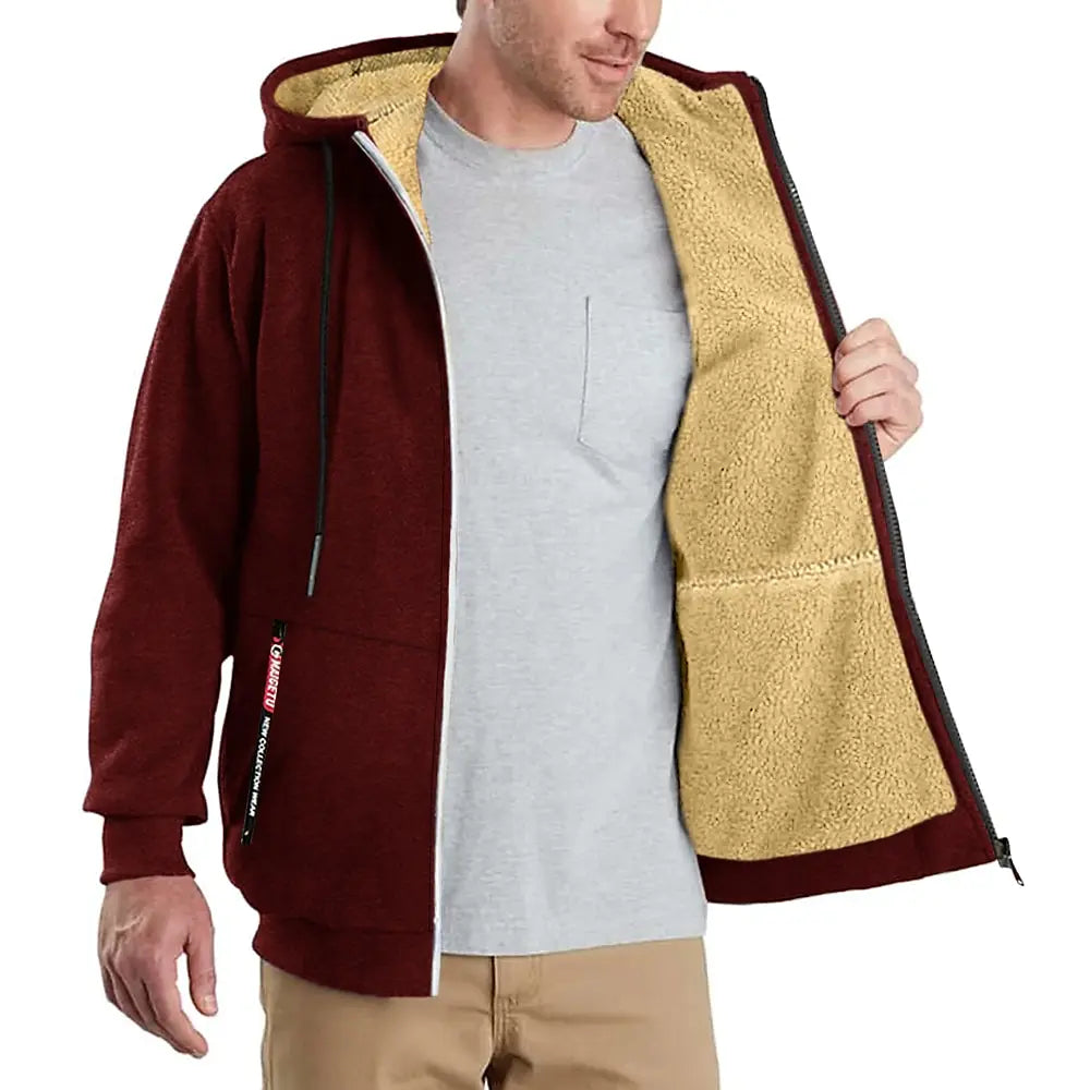 Damien | Cozy men's winter outdoor jacket with hood
