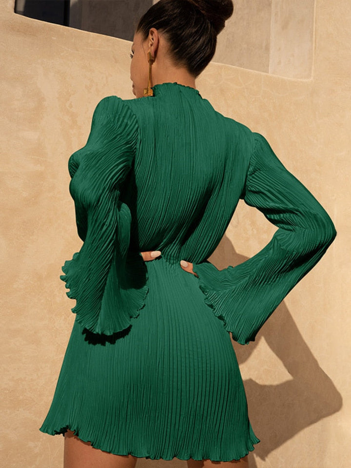 Robe plissée Flare