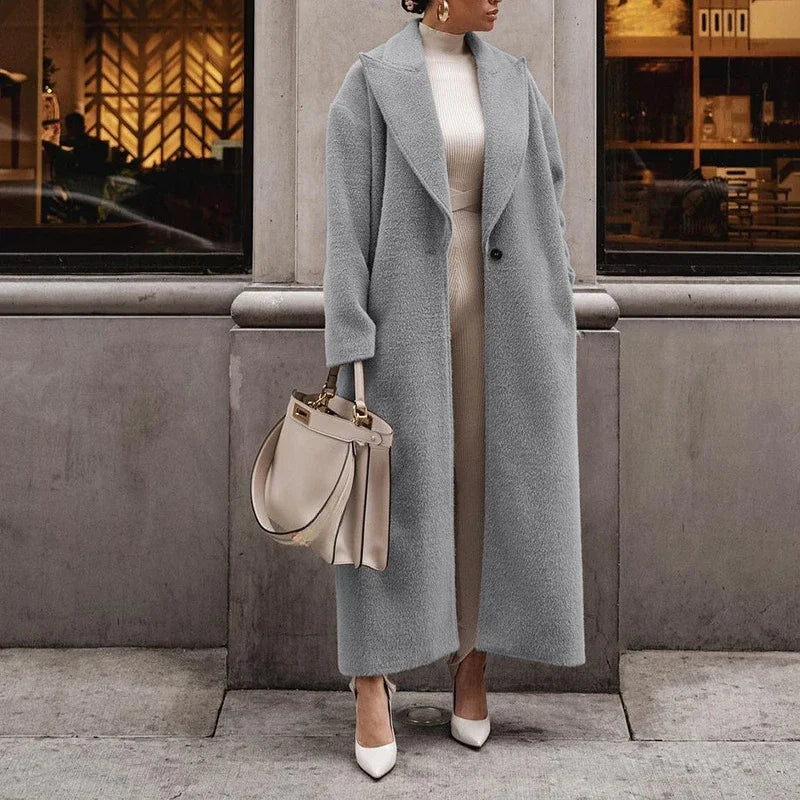 Jessa | Elegante cappotto invernale oversize per un'eleganza senza tempo