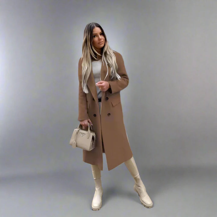 Eliana - Cappotto invernale retrò alla moda per donne
