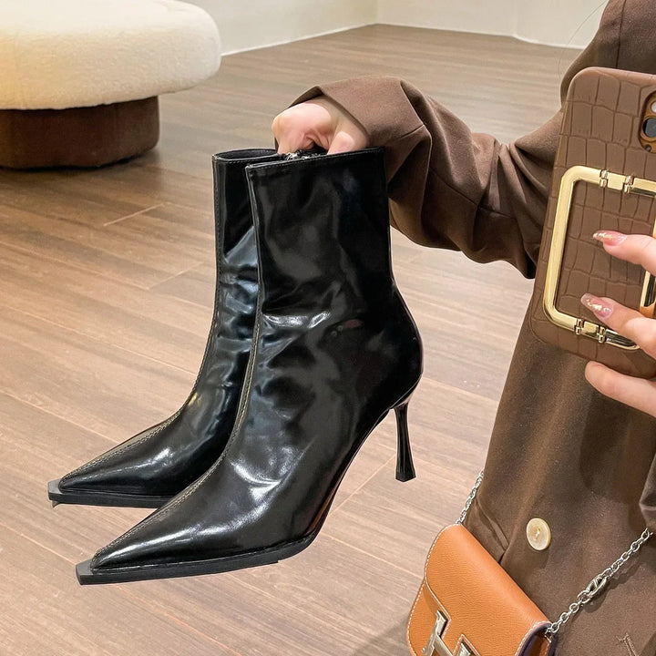 Rosemary - Elegante spitze Partystiefel