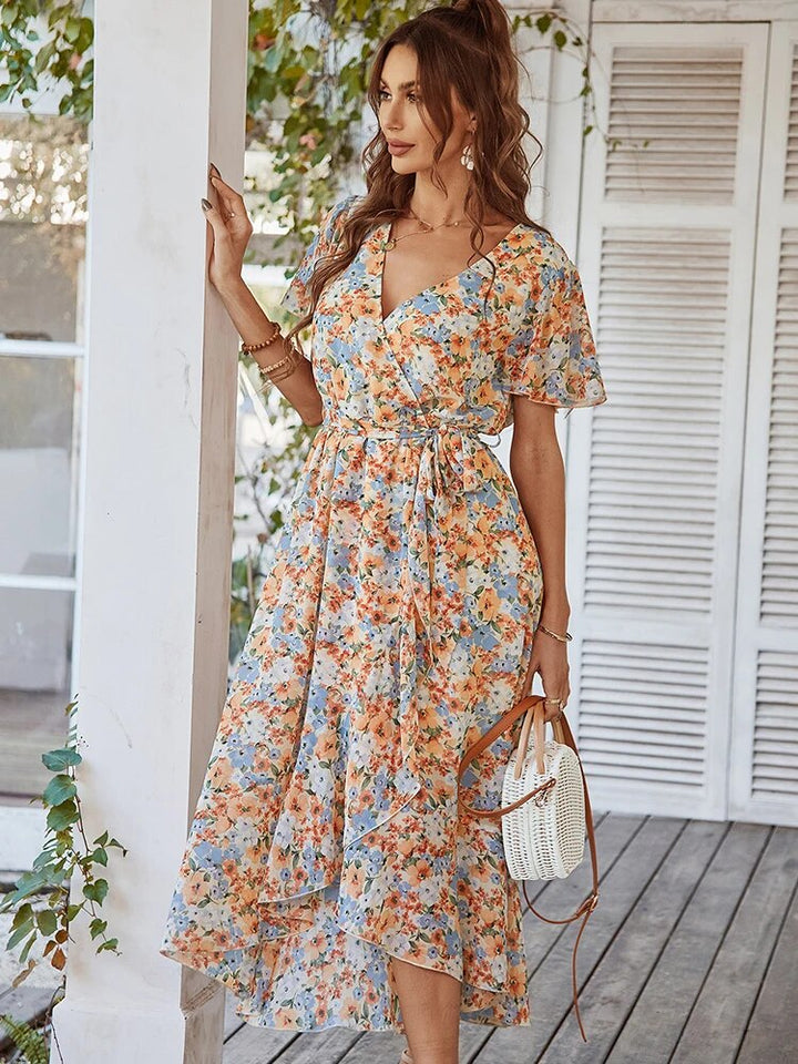 Fleur - Sommerkleid mit böhmischem Blumendruck