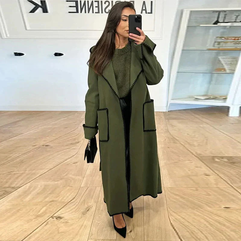 Manteau élégant et douillet pour femme – élégant et chaud pour l'automne et l'hiver