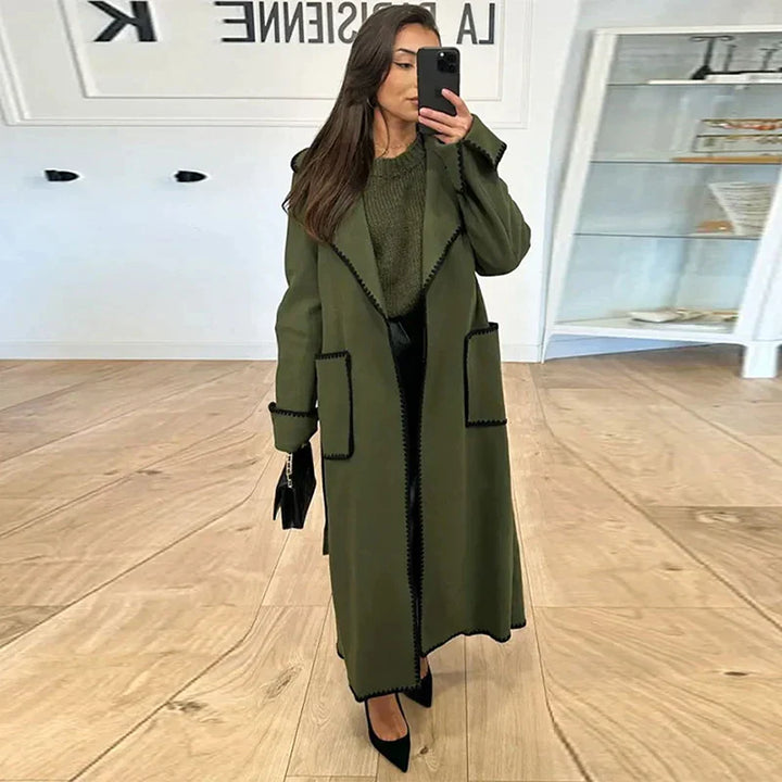 Manteau élégant et douillet pour femme – élégant et chaud pour l'automne et l'hiver