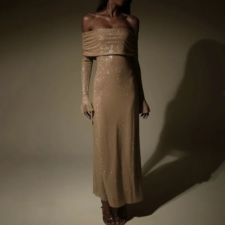Élégante robe pailletée Twilight