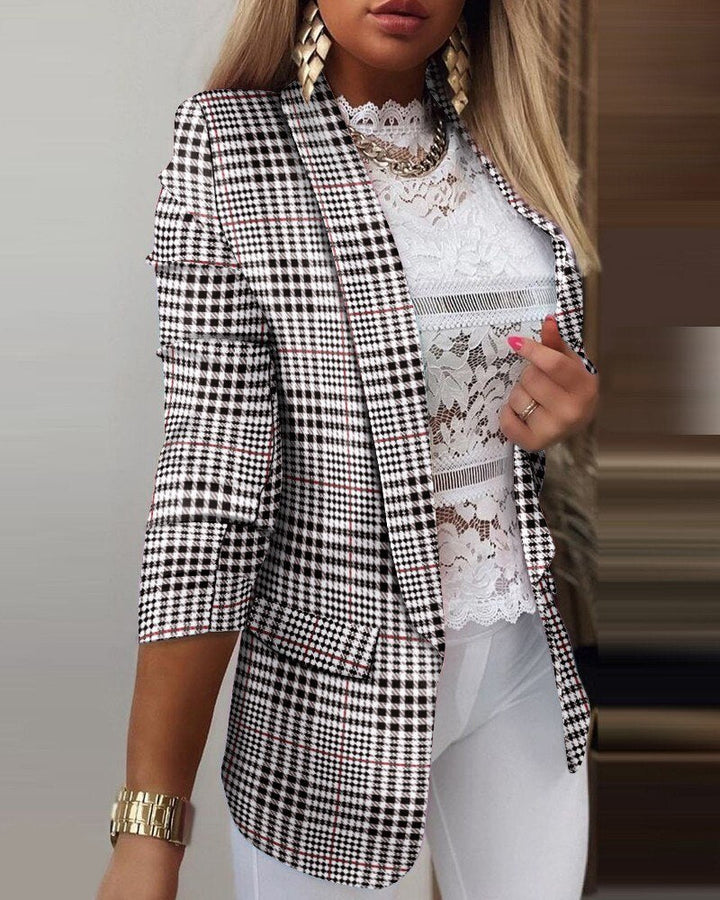 Morgane - Langärmelige Tie-Dye-Blazer