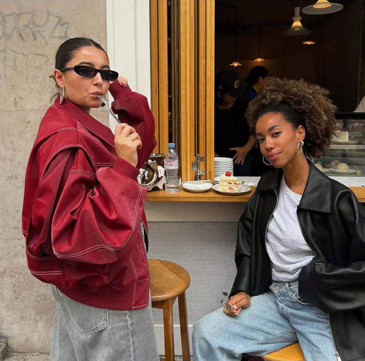 Theresa - Lässige Oversized Streetwear Jacke