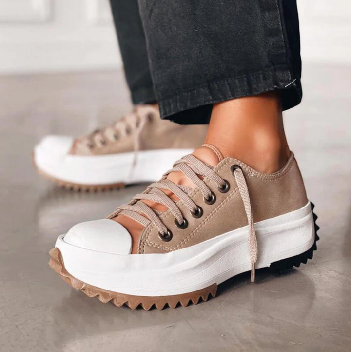 Leni - Baskets compensées confortables pour femmes