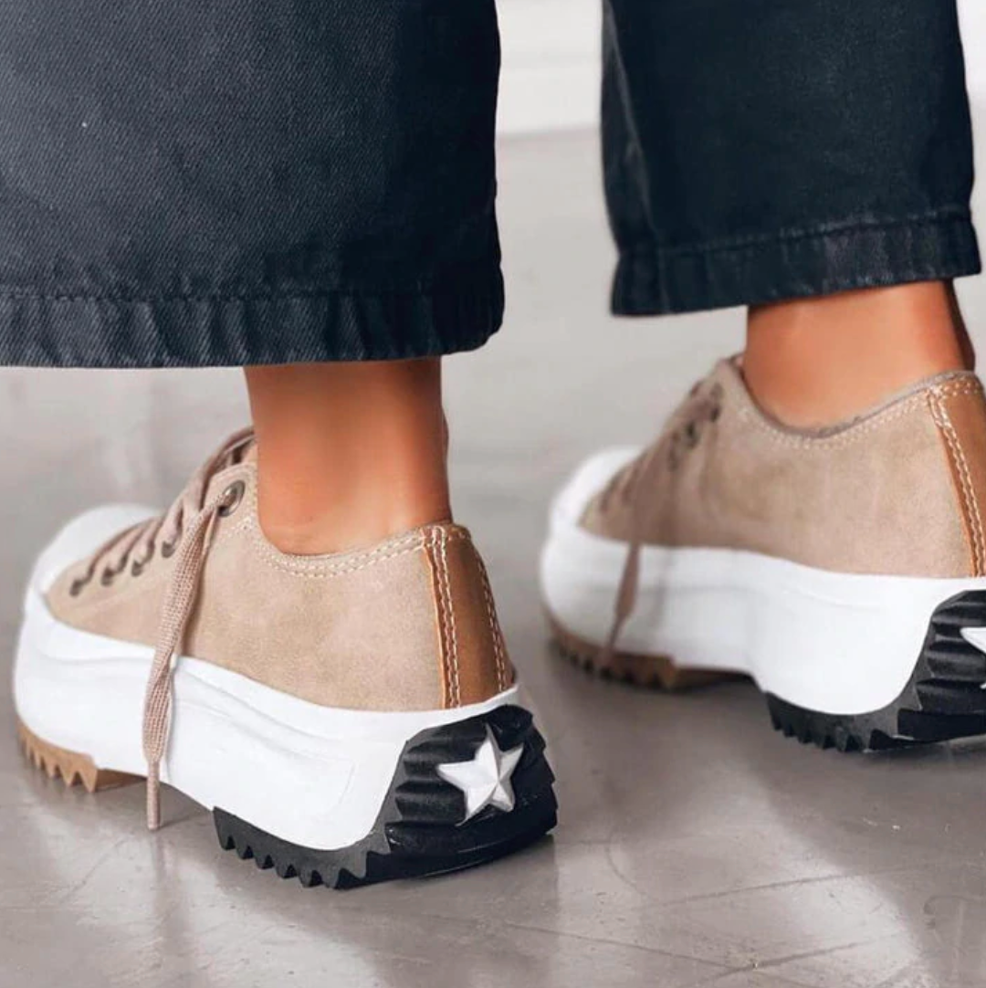 Leni - Baskets compensées confortables pour femmes