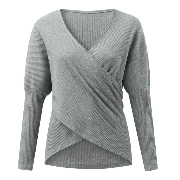 Marjolaine - Crossed Sweater