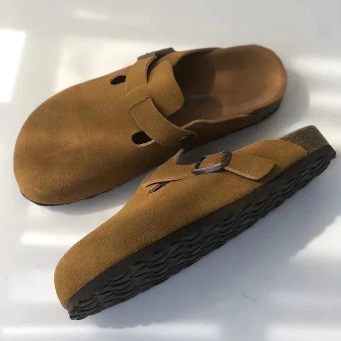 Sandales Boston en cuir unisex premium : style et qualité en un seul produit