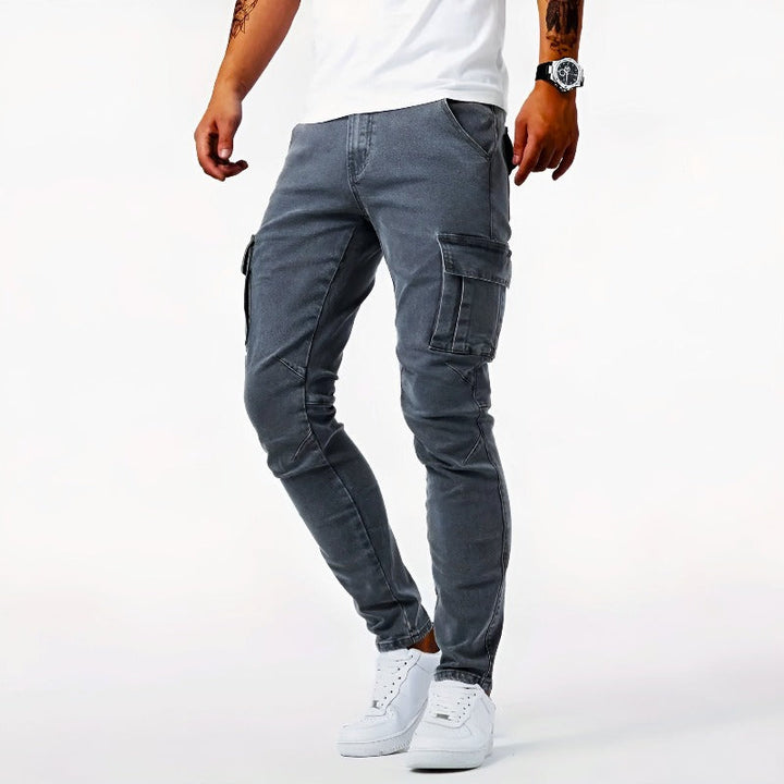 Pantalon cargo jean