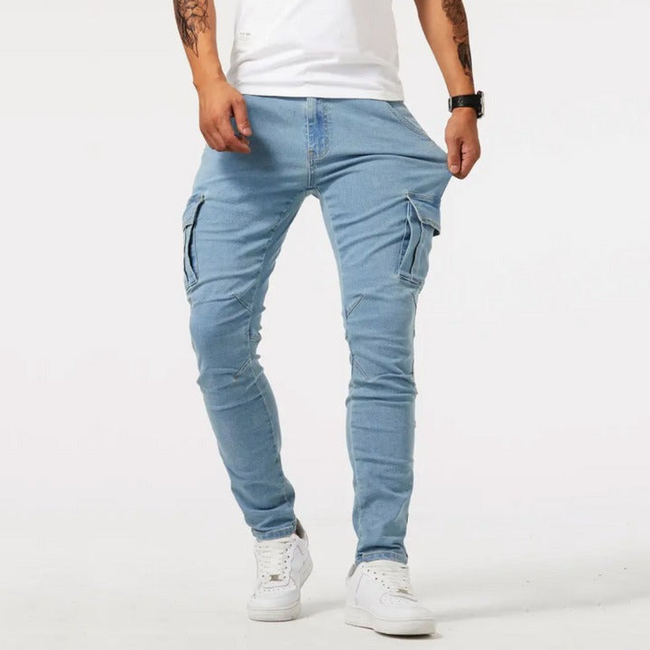 Pantalon cargo jean