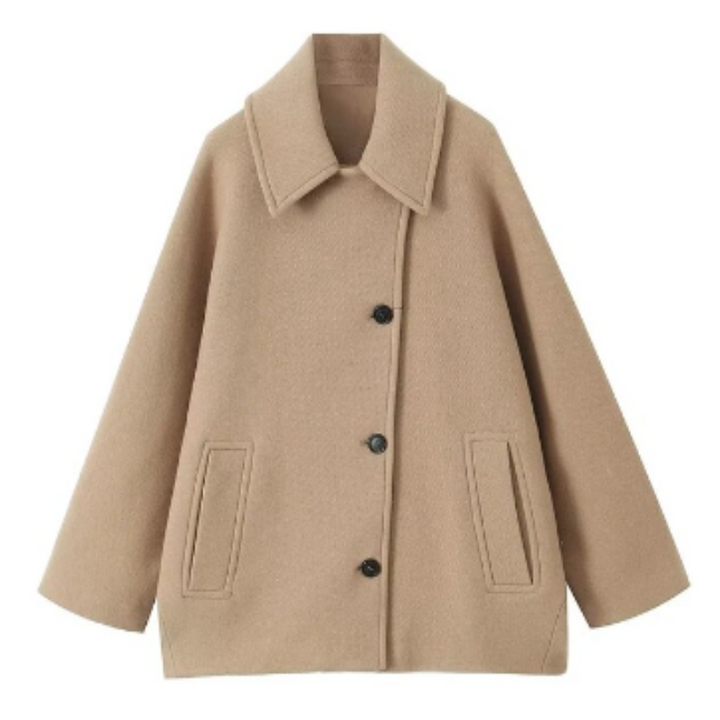 Elspeth - Cappotto di lana - Elegante - Materiale caldo e lussuoso - Ideale per l'inverno per donna