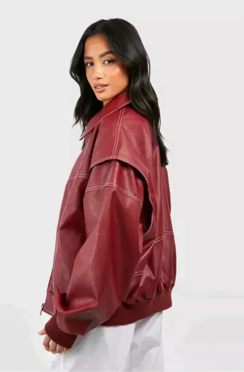 Theresa - Lässige Oversized Streetwear Jacke