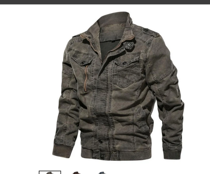 Hendrick - veste en jean homme avec col montant