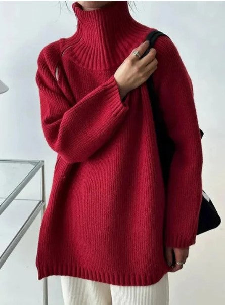 Pixie | pull-over à col montant