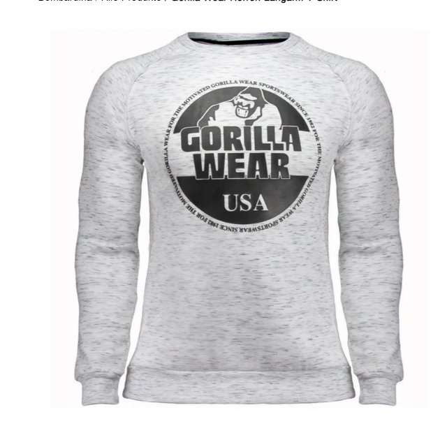 Kora - gorilla wear t-shirt homme à manches longues