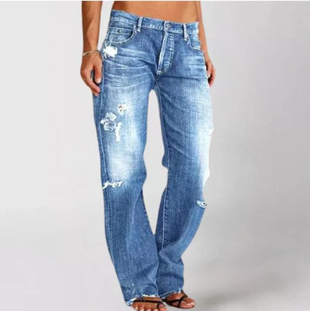 Jean denim décontracté Brooklyn pour femme