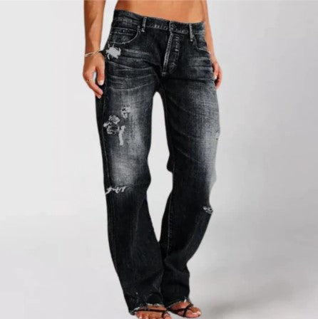 Jean denim décontracté Brooklyn pour femme