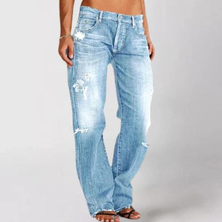 Jean denim décontracté Brooklyn pour femme