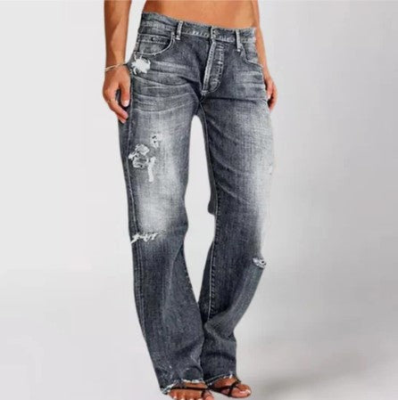 Jean denim décontracté Brooklyn pour femme