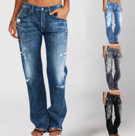 Jean denim décontracté Brooklyn pour femme