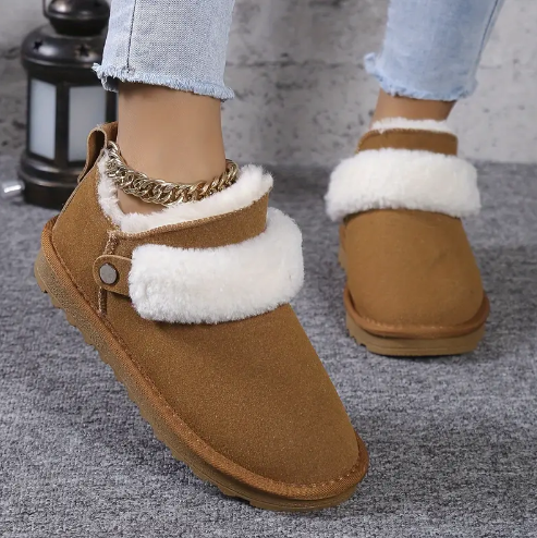 Carla - bottes de neige doublées en peluche d'hiver