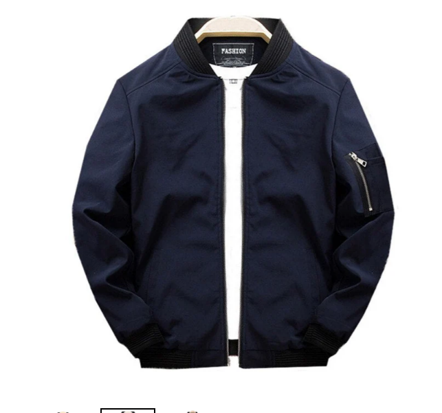 Mesa - veste de transition homme avec fermeture éclair sur la manche