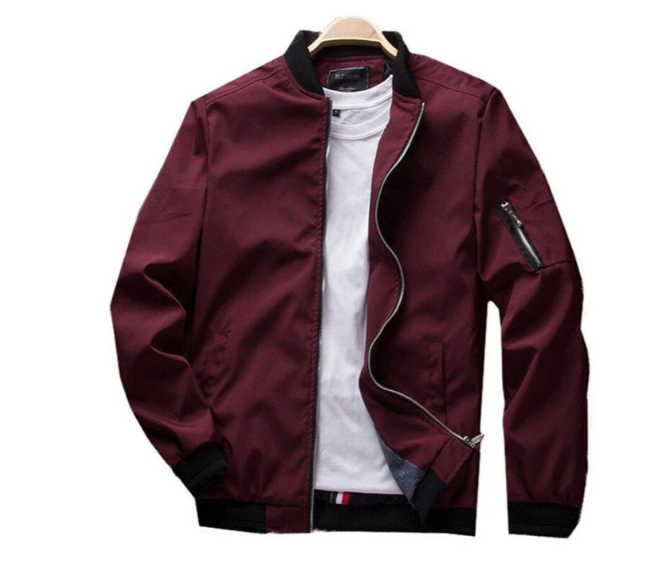 Mesa - veste de transition homme avec fermeture éclair sur la manche