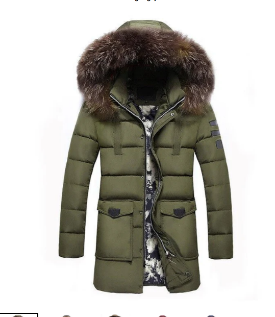 Traisa - veste de transition homme avec fourrure