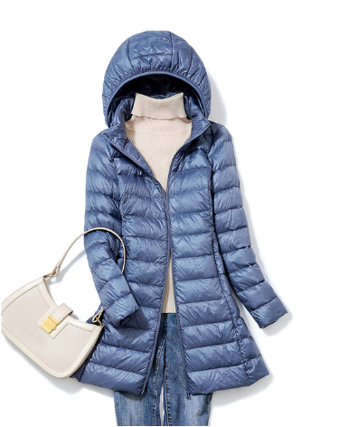 Parka invernale lungo imbottito alla moda per donne | Ideale per l'inverno