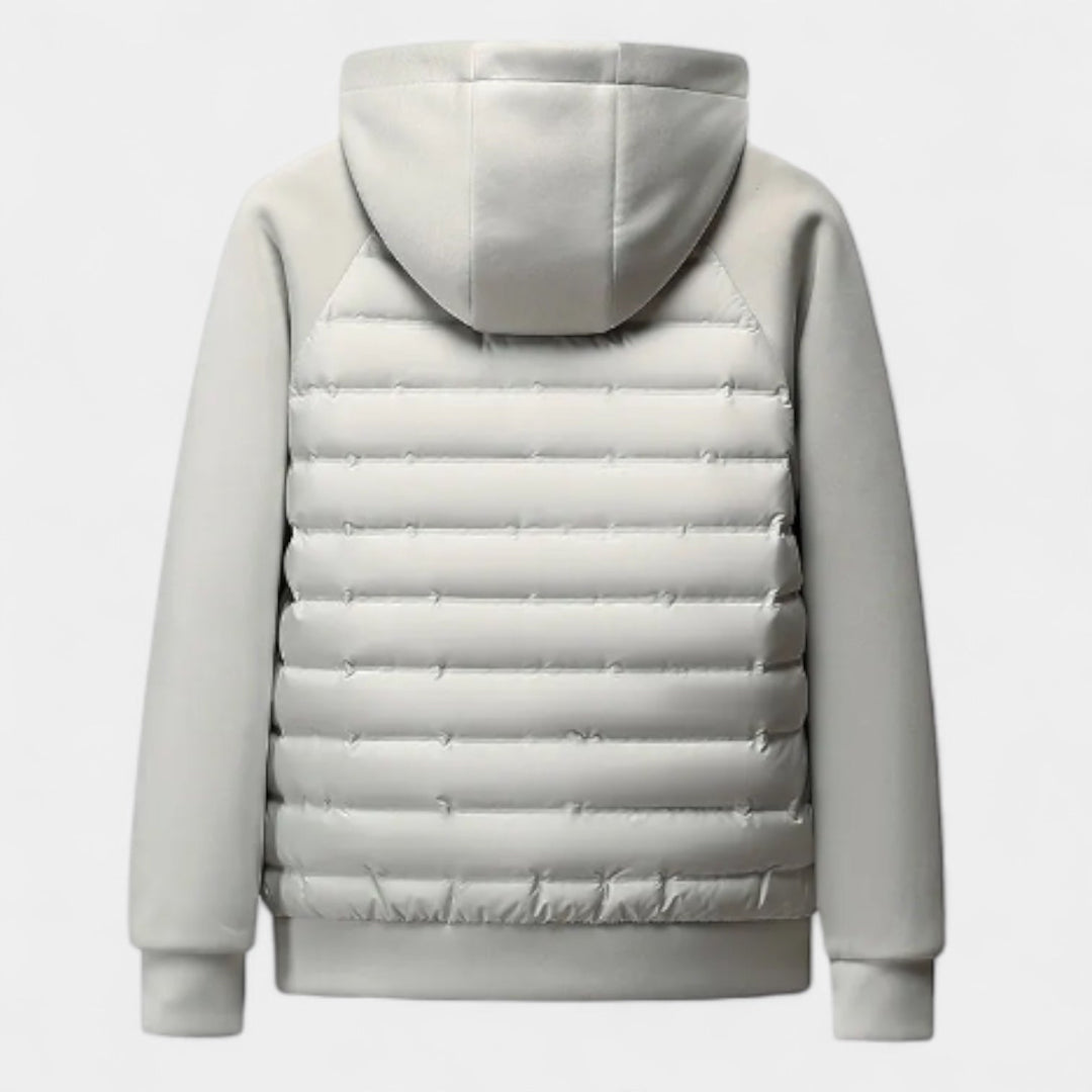 Maria Modehaus | Leichte Daunenjacke – Softshell-Pufferjacke mit Kapuze